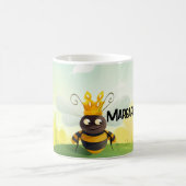 Mug Jolie Reine Abeille Avec Votre Nom (Centre)