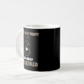 Mug Jolie retraite de chats Ce qui est aujourd'hui qui (Devant gauche)