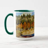 Mug Jolie rivière de montagne automnale du Colorado (Gauche)