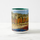 Mug Jolie rivière de montagne automnale du Colorado (Centre)