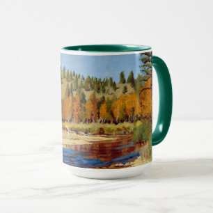 Mug Jolie rivière de montagne automnale du Colorado