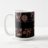 Mug Jolie Rose or florale (Gauche)