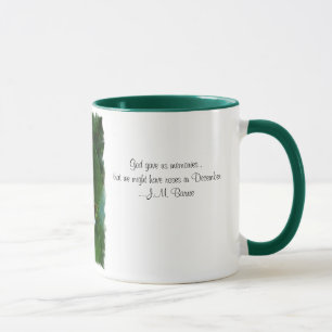 Mug Jolie rose rose avec poème anniversaire