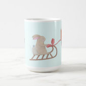 Mug Jolie scène d'hiver animale (Centre)