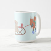 Mug Jolie scène d'hiver animale (Devant droit)