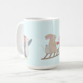 Mug Jolie scène d'hiver animale (Devant gauche)