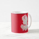 Mug jolie silhouette victorienne (Devant droit)