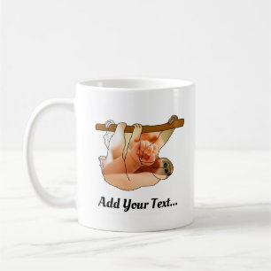 Mug Jolie Sloth Pénétrée Ajouter votre photo et votr