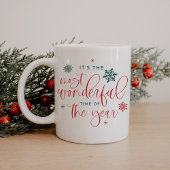 Mug JOLIE Snowflake Merveilleux temps Noël