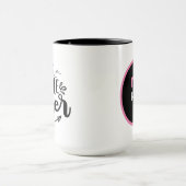 Mug Jolie soeur centrale ajouter monogramme (Centre)