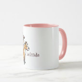 Mug Jolie sorcière à cheval (Devant droit)