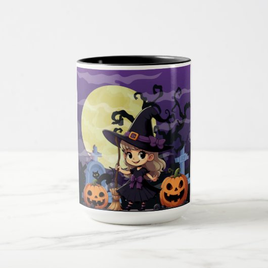 Mug Jolie Sorcière d'Halloween Anime (Centre)