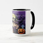 Mug Jolie Sorcière d'Halloween Anime (Devant droit)