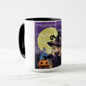Mug Jolie Sorcière d'Halloween Anime (Devant gauche)
