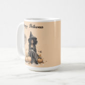 Mug Jolie sorcière d'Halloween et ballons de Pleine lu (Devant gauche)