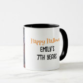 Mug Jolie Sorcière d'Halloween Whimsical, Nom Personna (Devant droit)