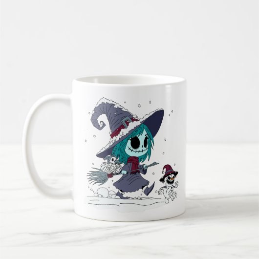 Mug Jolie sorcière d'hiver (Gauche)