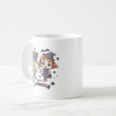 Mug Jolie sorcière et Mischievous zombie garçon (Devant gauche)