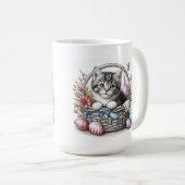 Mug Jolie Tabby Kitty de Pâques (Devant droit)