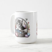 Mug Jolie Tabby Kitty de Pâques (Devant gauche)