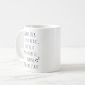 Mug Jolie Typographie Merveilleux Step Maman Cadeau (Devant gauche)