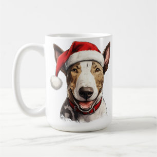 MUG JOLIE VACANCES NOËL BULL TERRIER CHIEN