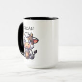 Mug Jolie vache bébé Boire Boba Kawaii Cartoon (Devant gauche)