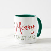 Mug Jolie vache de Noël mignonne (Devant droit)