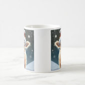 Mug Jolie vache Highland dans la neige (Centre)