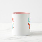 Mug Jolie Valentines rose jour Vous aimez (Centre)