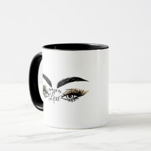 Mug Jolie Yeux Beauté Salon Maquillage Eyelashes Lashe
