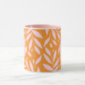 Mug Jolies branches pastel - orange et rose Pâques (Centre)