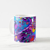 Mug Jolies bulles Marble Fluid Art (Devant gauche)