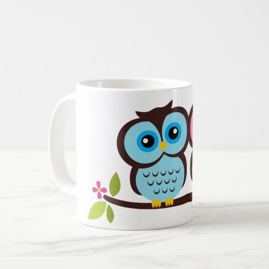 Mug Jolies Chouettes (Devant gauche)