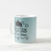Mug Jolies citations de cuisine Blue Ombre (Devant gauche)