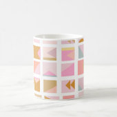 Mug Jolies couleurs pastel Design géométrique moderne (Centre)