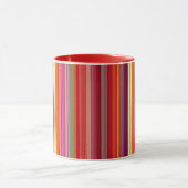Mug Jolies couleurs rayées vintage (Centre)
