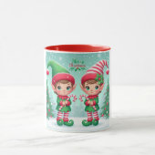 Mug Jolies elfes de Noël (Centre)