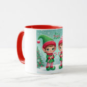 Mug Jolies elfes de Noël (Devant gauche)