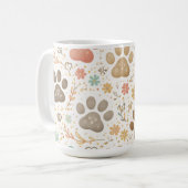 Mug Jolies empreintes de pattes (Devant gauche)