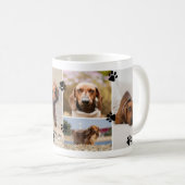 Mug Jolies Empreintes de pattes Six Photos pour animau (Devant droit)