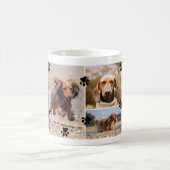 Mug Jolies Empreintes de pattes Six Photos pour animau (Centre)