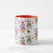 Mug Jolies fentes de Noël (Centre)