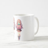 Mug Jolies filles de glace d'anime (Devant droit)
