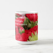 Mug Jolies fleurs, avec vers de Marc 11:24 (Centre)