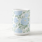 Mug Jolies Fleurs Bleu Clair Blanc   (Centre)