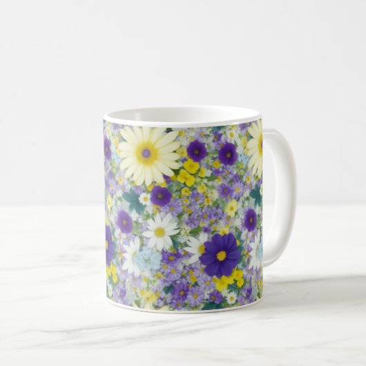 Mug Jolies Fleurs de Cottage (Devant droit)