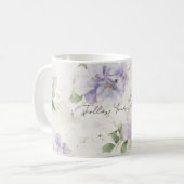 Mug Jolies fleurs de lavande violette (Devant gauche)