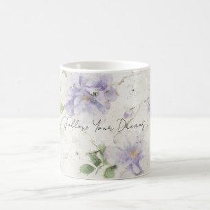 Mug Jolies fleurs de lavande violette
