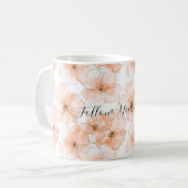 Mug Jolies Fleurs de Pêcher (Devant gauche)